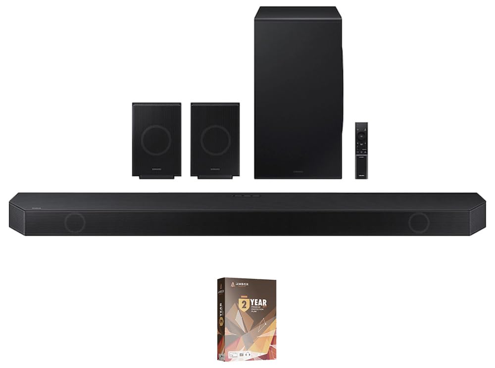 Samsung Hw Q990D 11.1.4Ch Soundbar With True Dolby Atmos Sound With 2 Year Amber Protection Plan (2024)