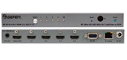 Gefen Ci Ext Uhd600 41 4K Ultra Mhz 4X1 Switcher