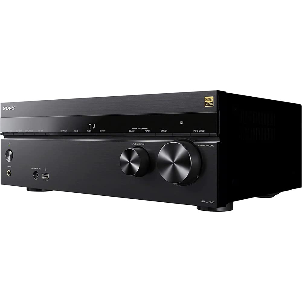 Sony Str-An1000 7.2 Channel Home Theater 8K A/V Receiver Bundle With 26 Month Cps Extended Protection Pack