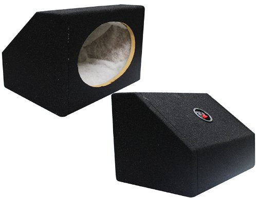 Absolute USA 6X9PKB 6 X 9 Inches Angled/Wedge Box Speakers, Set of Two (Black)