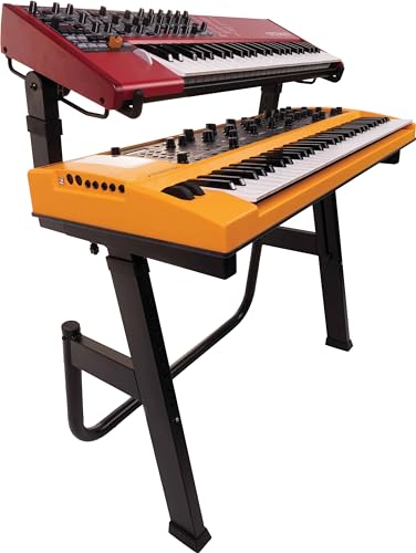 Quik Lok Tilt, Height & Depth Adjustable Second Tier Add On For M 91 (M 2Bk),Black