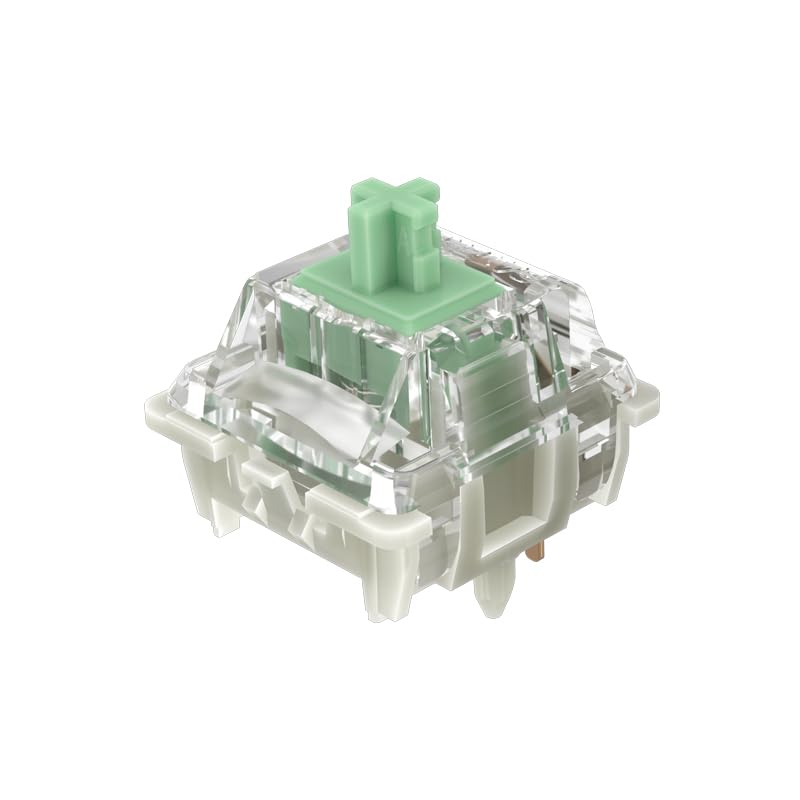 Gateron Baby Kangaroo 2.0 Keyboard Switches, Rgb Led Heavy Tactile 5 Pin Factory Pre Lubed 59G Key Switches For Mx Mechanical Ke