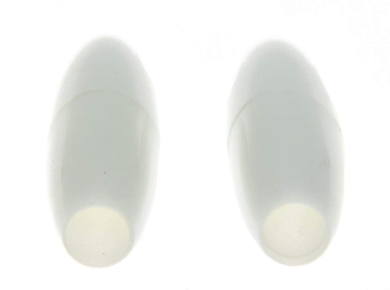 Kaish 2Pcs White 5Mm St Strat Guitar Tremolo Trem Arm Tip Whammy Bar Cap For Stratocaster
