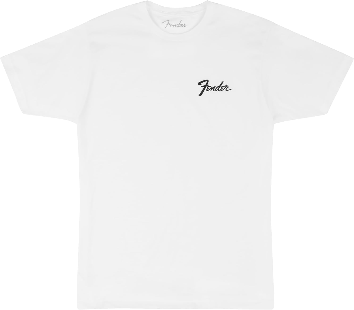 Fender Transition Logo T-Shirt, 100% Cotton, White, Small