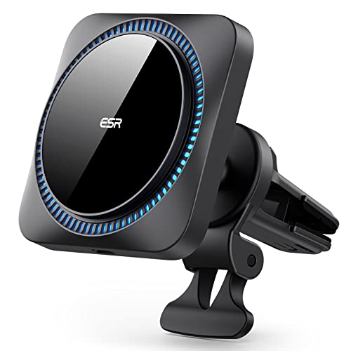 Esr Magnetic Wireless Car Charger Mount With Cryoboost (Halolock), Compatible With Magsafe Car Charger, Car Mount Charger For Ip