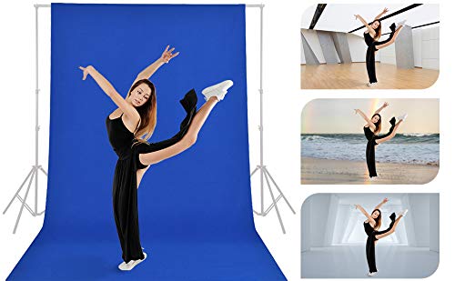 Gfcc Royal Blue Backdrop   8Ftx10Ft Polyester Blue Photo Backdrop For Photoshoot Background For Photography Screen Video Recordi