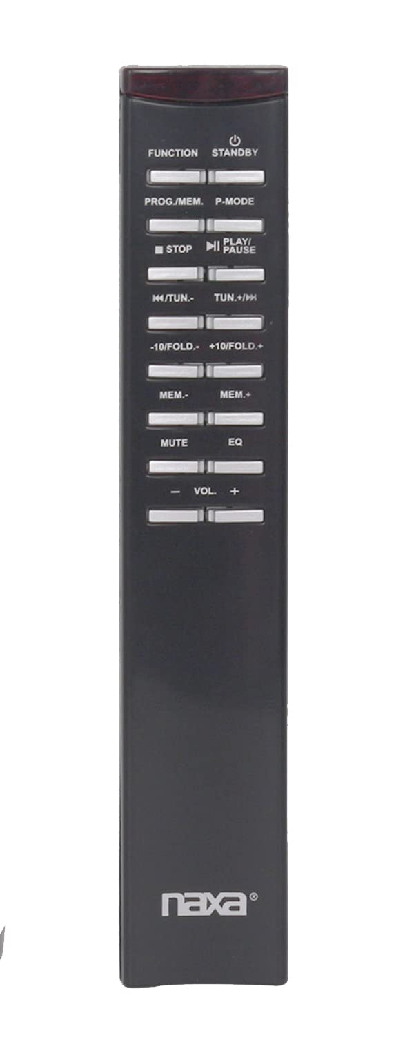 Naxa Electronics Naxa Npb 431 Portable Mp3/Cd Player With Pll Fm Radio, Usb Input, Remote Control, And Detachable Speakers, Blac