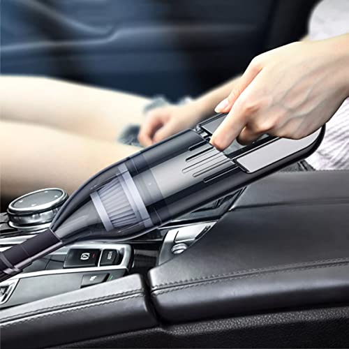 LIPUWS Mini Cordless Handheld Car Vacuum - Quick Cleaning, Black, 30*7*7cm, Model Mini2