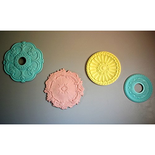 Ekena Millwork Cm17Ro2 Rotherham Ceiling Medallion, 18''Od X 3 1/2''Id X 1 1/2''P, Factory Primed