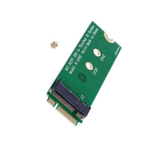 M.2 Ngff Sata Ssd To 2013 X1 Carbon Ultrabook Adapter Converter Card, Ssd Replacement For Lenovo (Hard Drive Not Included)