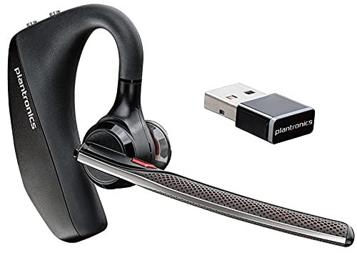 Plantronics   Voyager 5200 Uc (Poly)   Bluetooth Single Ear (Monaural) Headset   Usb A Compatible To Connect To Your Pc And/Or M