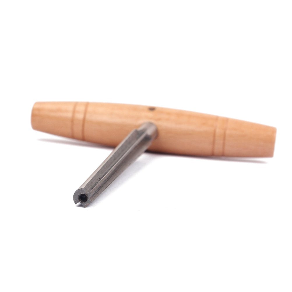 Ultnice Violin Peg Hole Reamer With Wood Handle