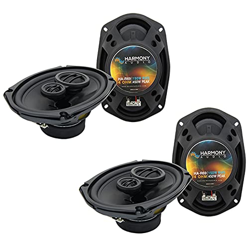 Harmony Audio (2 HA-R69 Speakers Bundle Compatible with Dodge Avenger 2007-2014 Factory Speaker Upgrade