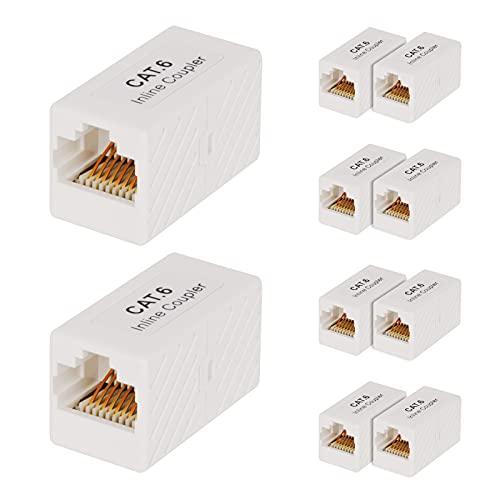 Iwillink Rj45 Coupler Ethernet Connector, Female To Female Rj45 Connector For Cat7 Cat6 Cat5E Cat5 Ethernet Cable, Extender Adap