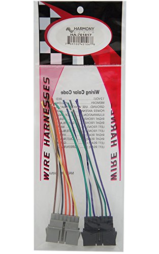 Harmony Audio Ha 701817 Compatible With Chrysler Dodge Jeep Plymouth Factory Stereo Radio To Aftermarket Radio Harness Adapter