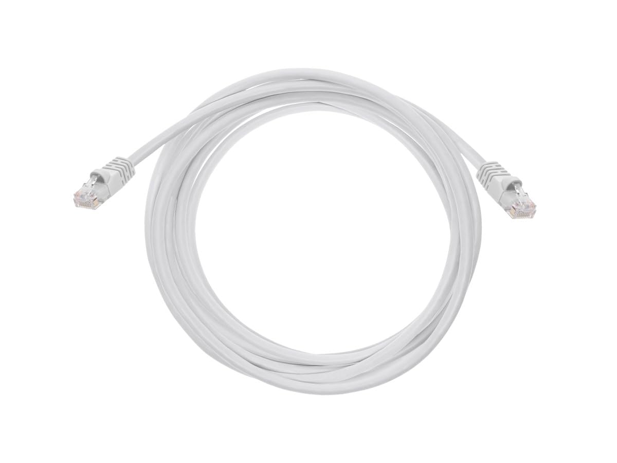Monoprice Cat6 Ethernet Patch Cable   Snagless Rj45, Pure Bare Copper, 550Mhz, Utp, 24Awg, 10 Feet, White   Fullboot Series