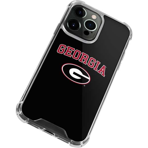 Skinit iPhone 14 Pro Clear Phone Case University of Georgia Collegiate Text
