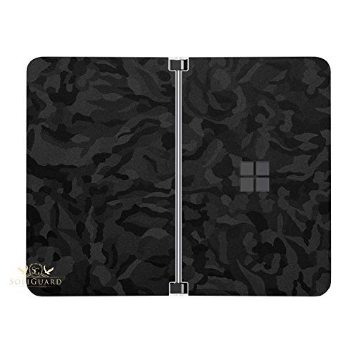 Sopiguard Sticker For Surface Duo Phone Edge To Edge Precision Vinyl Skin Wrap (Camo Black)