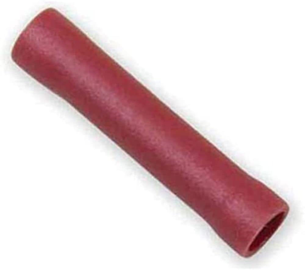 Wirthco 80810 22-18Awg Vinyl Butt Connectors- 25 Pcs
