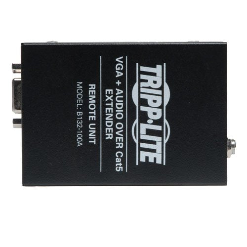 Tripp Lite Vga With Audio Over Cat5 / Cat6 Extender, Receiver 1920X1440 At 60Hz(B132 100A),Black