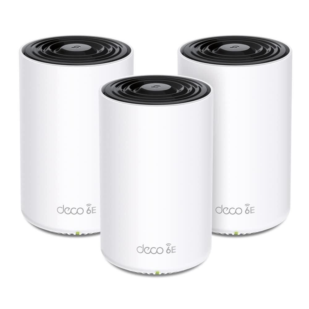 Tp-Link Deco Axe5400 Tri-Band Wifi 6E Mesh System - Wi-Fi Up To 7200 Sq.Ft, Engadget Rated Best Mesh For Most People, Replaces W