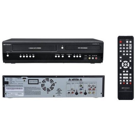 Emerson Zv427Em5 Dvd/Vcr Combo Dvd Recorder And Vcr Player With Hdmi 1080P Dvd/Vhs, Progressive Scan Video Out, 5-Speed For Up T