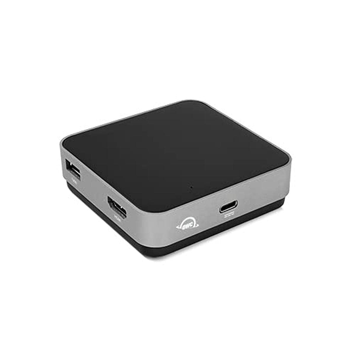OWC USB-C Travel Dock, 5 Port, 100W Power Pass Through, one 4K Display @ 30Hz, USB 3.1, HDMI, SD Card, Compatible with Thunderbo