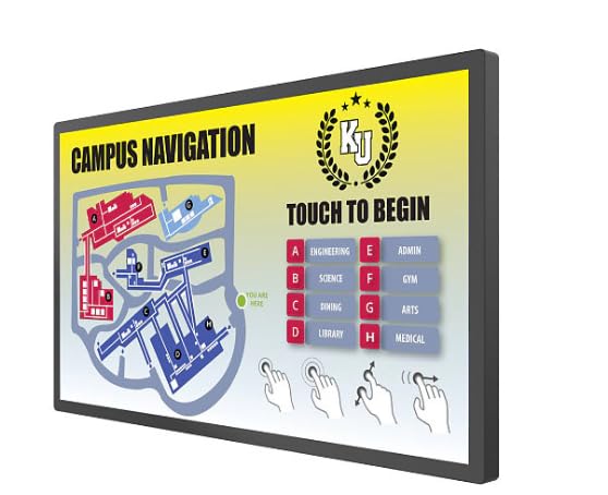 32Inch Touch Anti-Glare Monitor, 2K, 10Pt Projected Capacitive Qhd Wide View Ips