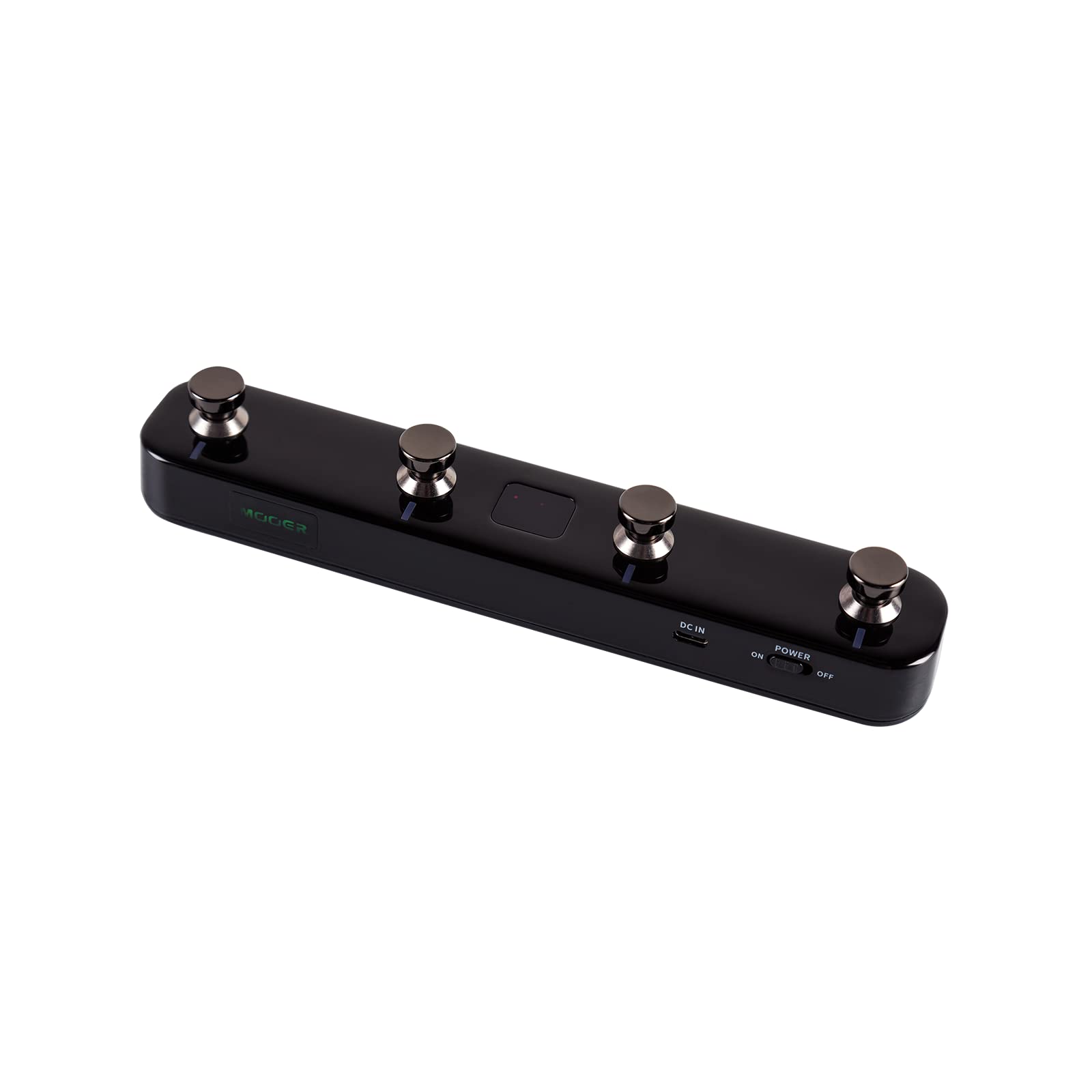 Mooer F4 Black Prime Series Wireless Footswitch Controller For Preset Switching And Looper And Drum Machine Control