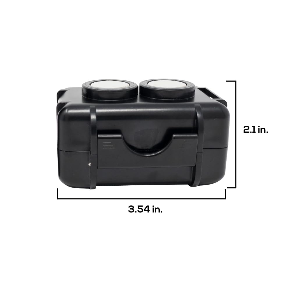 Waterproof Twin Magnetic Case   For Optimus 2.0 Gps Tracker   Gps Tracker Not Included