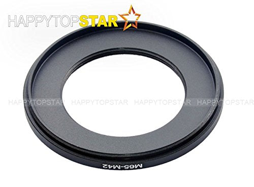 Metal M65 To M42 M65 65 Mm To M42 42Mm 1Mm Thread Pitch 65-42 Male To Female Step-Down Coupling Ring Adapter Adaptor Converter F