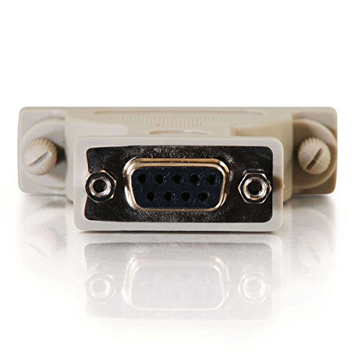 C2G 02446 Db9 Female To Db25 Male Serial Rs232 Adapter, Beige