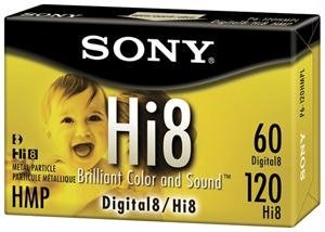 Sony Hi8 HMP   Hi8 tape   1 x 120min
