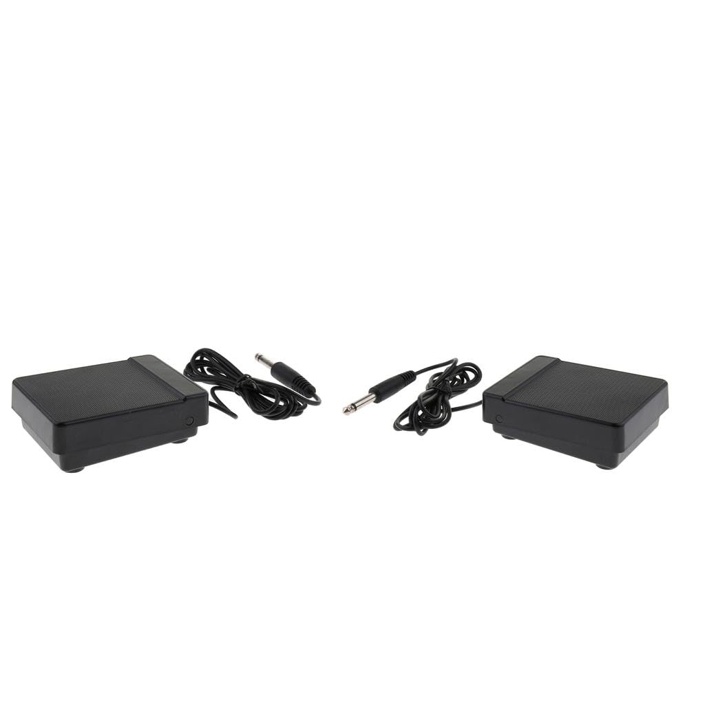 Styleheaven 2Pcs Sustain Pedal Foot Switch For Electronic Keyboard Piano|Musical Instruments & Gear|Pianos, Keyboards & Organs|P