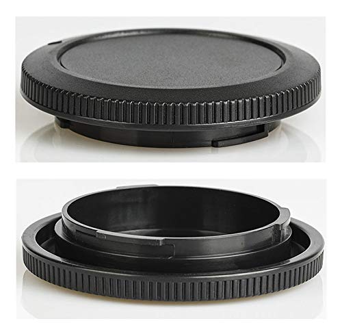 Camera Body Cap & Rear Lens Cap Cover Compatible For Canon Eos R100 R10 R8 R50 R3 R5 R6 Rp Kit Rf Mount Lens (2 Pack)