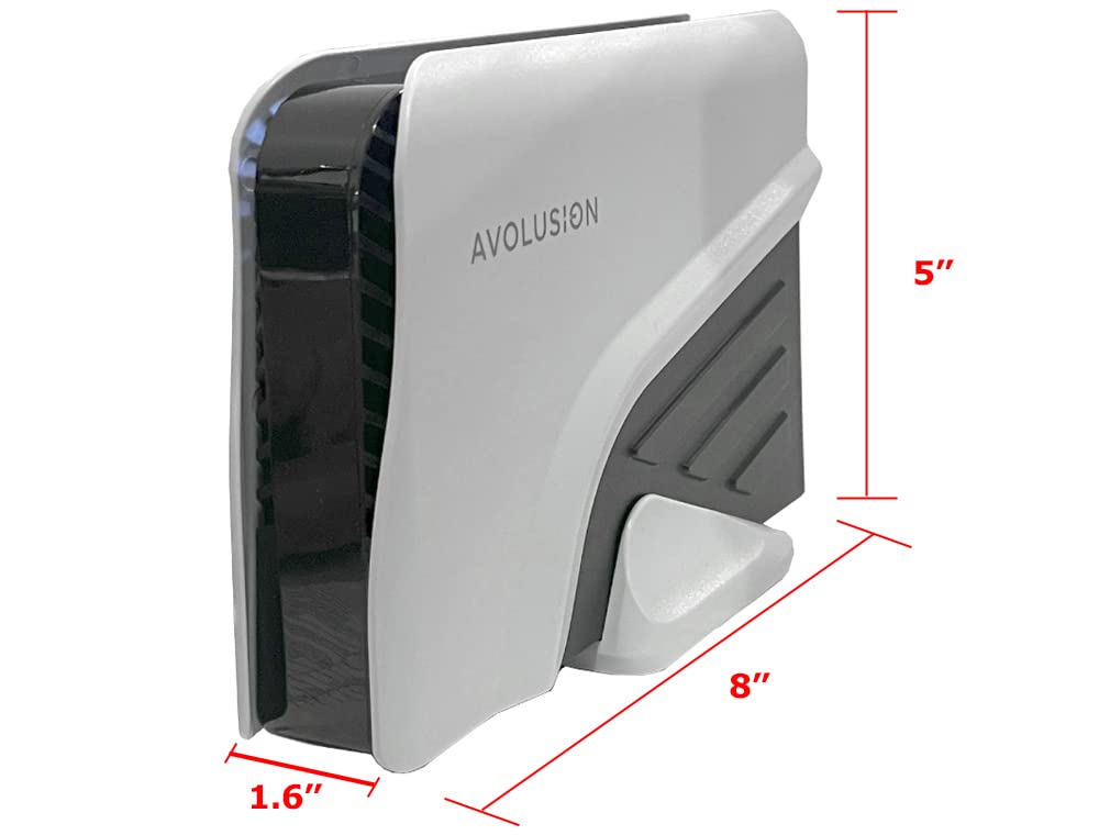 Avolusion PRO-Z Series 8TB USB 3.0 External Hard Drive Windows PC White