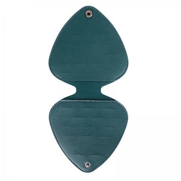 Heavenglow 4Xportable Guitar Picks Holder Guitar Pick Case For Kids Friends Guitar Player Green|1 Guitar Pick Holder Case(4 Pack