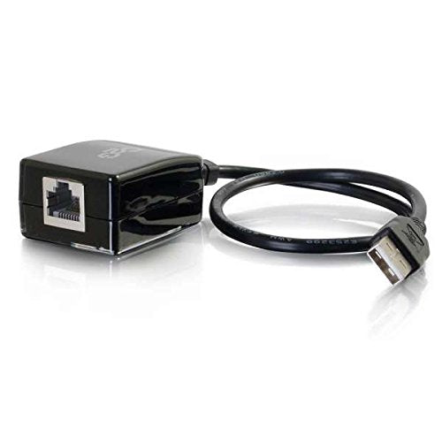 C2G Usb Extender, Dongle, Usb 1.1 Over Cat5, Superbooster Extender, Black, Cables To Go 29348