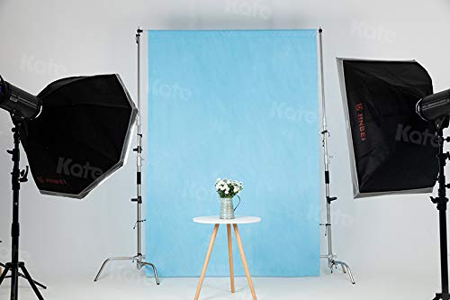 Kate 8Ft  10Ft Solid Light Blue Backdrop Portrait Photography Background For Photography Studio Children And Headshots Sky Blue