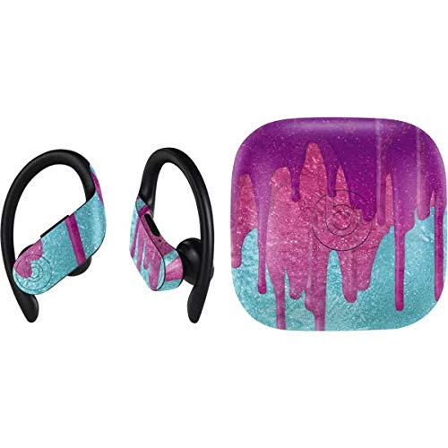 Skinit Decal Audio Skin Compatible With Powerbeats Pro   Paint Splatter Purple Design