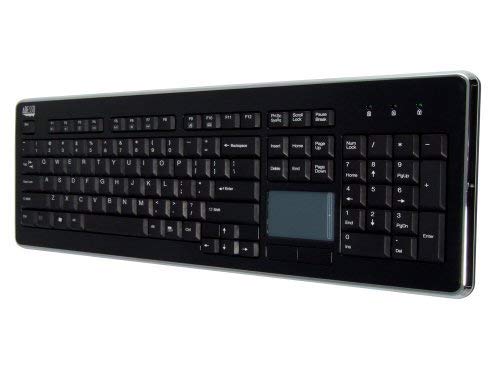 Adesso   Slimtouch Wireless Rf Compact Touchpad Keyboard
