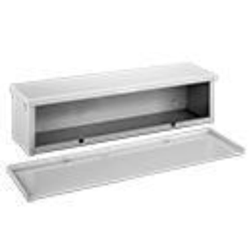 Hoffman A6636RT Wire Trough, NEMA 3R, Galvanized, Paint Finish, 6 x 6 x 36