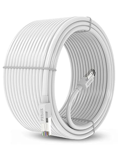 Fedus Cat6 Ethernet Cable, 30 Meter High Speed 550Mhz / 10 Gigabit Speed Utp Lan Cable, Network Cable Internet Cable Rj45 Cable 