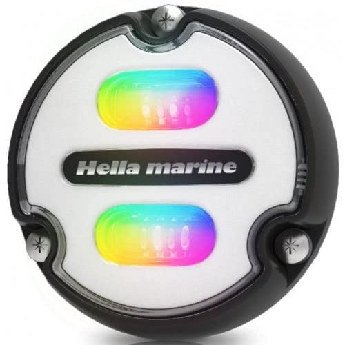 Hella Marine Apelo A1 Rgb Underwater Light - 1800 Lumens - Black Housing - White Lens,WBAUVB0BPJ6VBF8