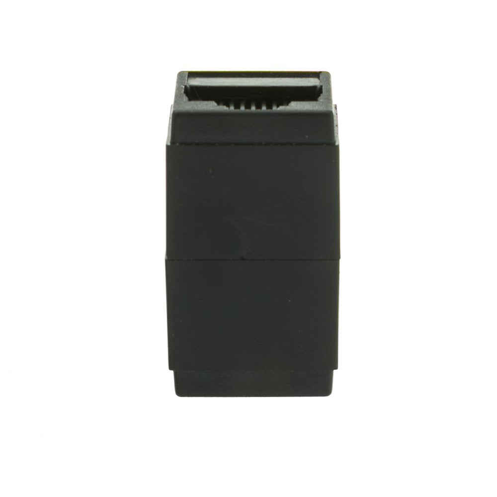 Cablewholesale Cat5E Rj45 Inline Coupler, Female To Female Cable Extender Adapter, Black