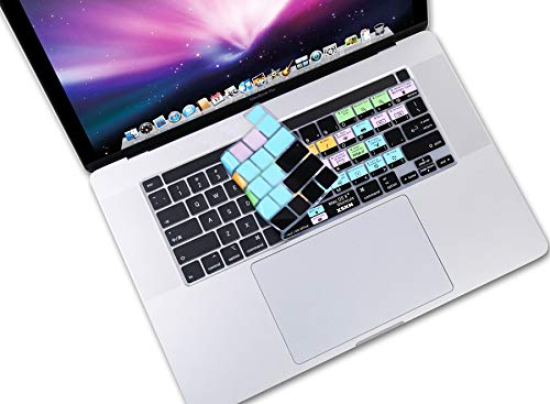 Xskn Mac Os X Silicone Shortcuts Us Version Keyboard Cover Skin For (2019 Released) New Macbook Pro 16'' A2141 And New Macbook P