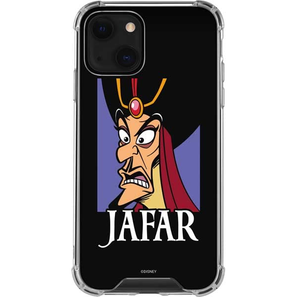 Skinit Clear Phone Case Compatible With Iphone 13 Mini   Officially Licensed Disney Jafar Portrait Design