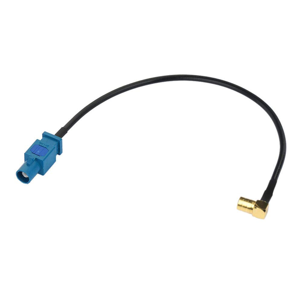 Bingfu Vehicle Car Truck Suv Satellite Radio Antenna Adapter Converter Cable, 6Inch Fakra Z Male To Smb Plug Coaxial Pigtail Cab