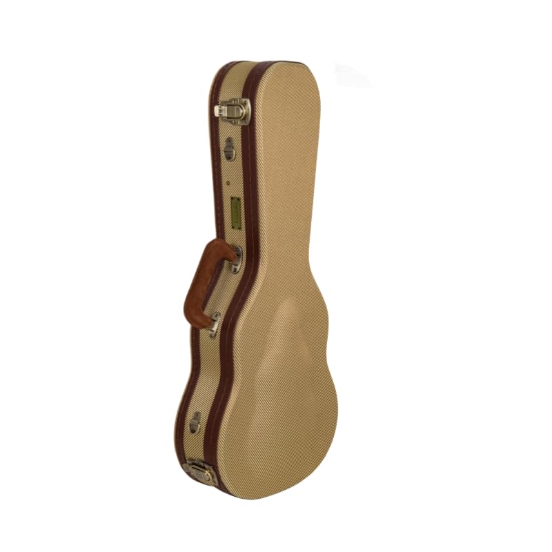 Crossrock Master Series Tenor Ukulele Case For 27 Large Body | Classic Fabric Tweed Exterior, Re-Engineered Shell, Backpack St
