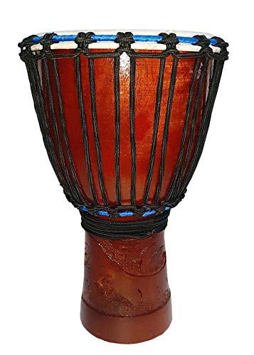 Gt Manufacturers Free Style Rope|Tuned Djembe|Djembe Drums(8 Head)|Musical Instrument|Percussion Hand Drums|Djembe With Cover